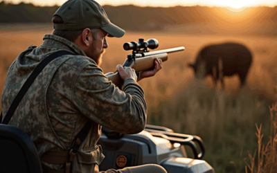 Texas summer time pig hunting