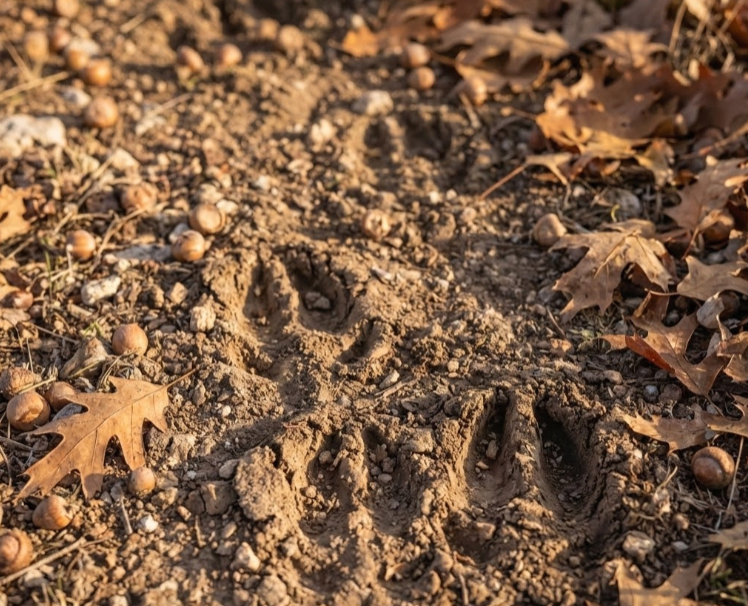 Deer tracks, is it a buck or a doe?